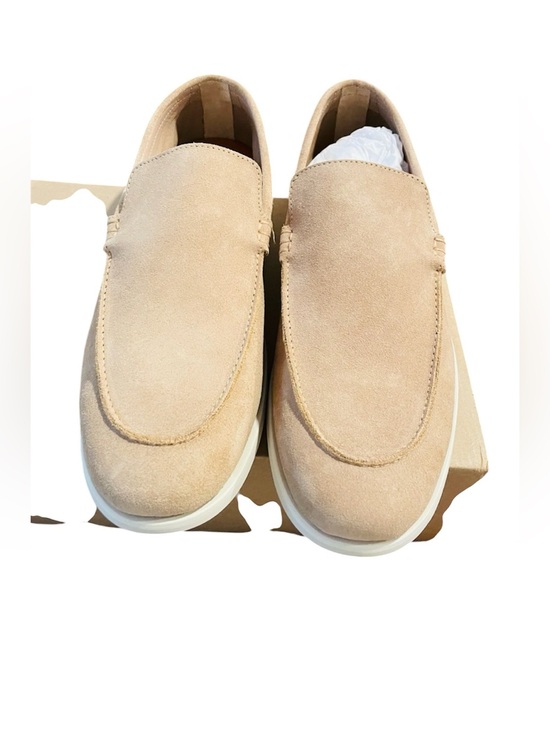 J. Crew NWT Men\'s Light Tan Suede Slip-On Loafers